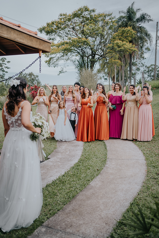 Casamento simples e elegante ao estilos anos 50