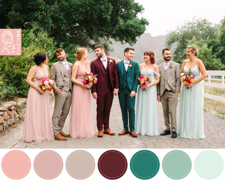 Casamento colorido Como definir a paleta de cores do casamento