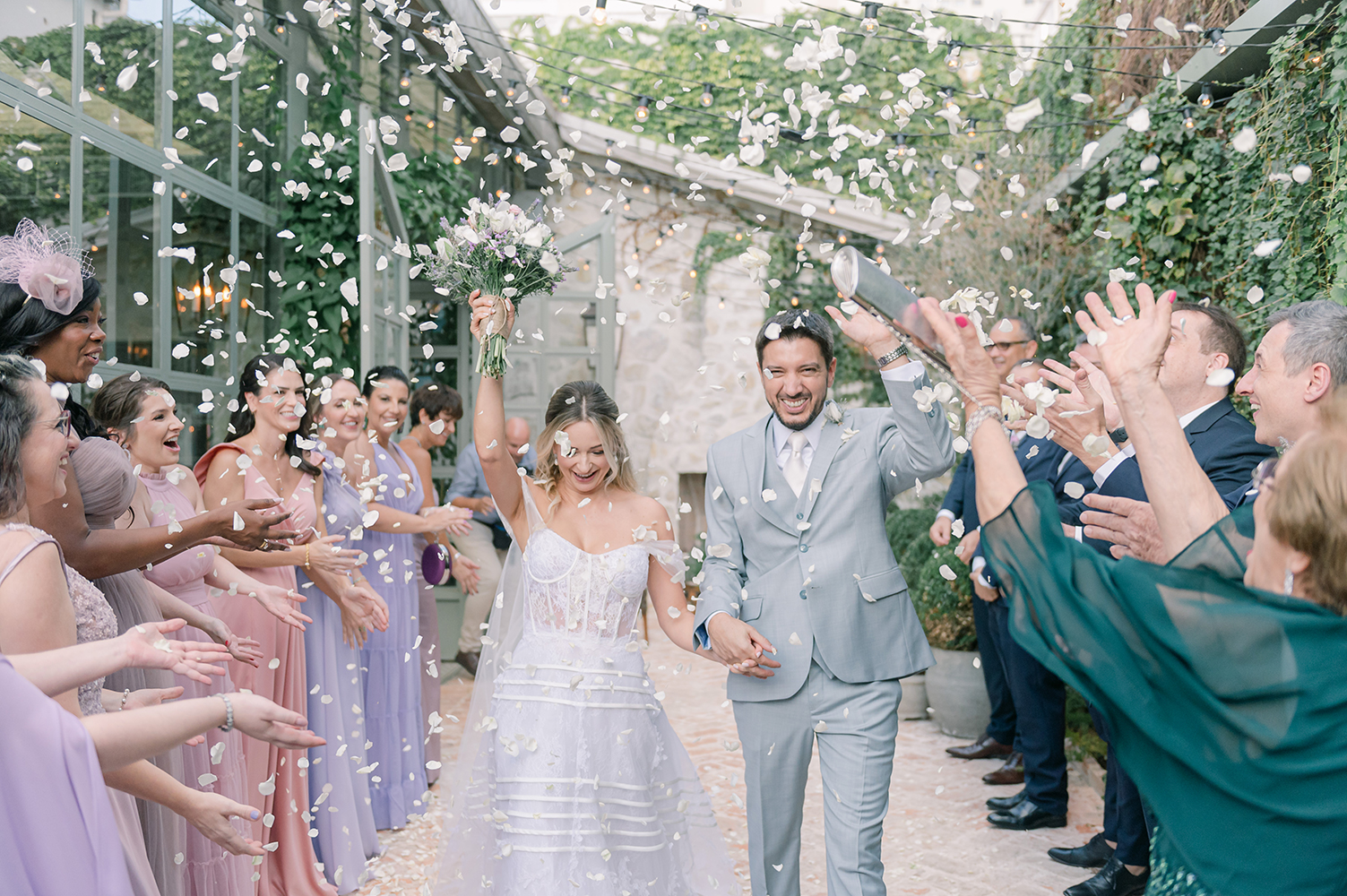 Fernanda e Gustavo | Casamento com toque francês no Botânico Quintal