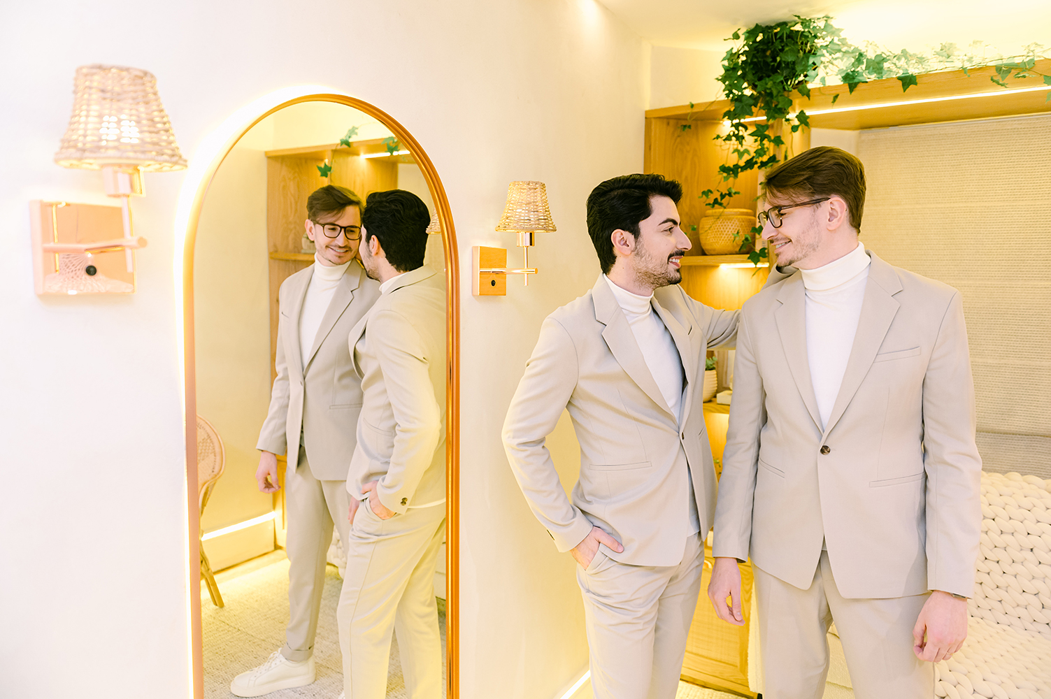 Alex e Caio | Home wedding: casamento civil na Casinha Quintal