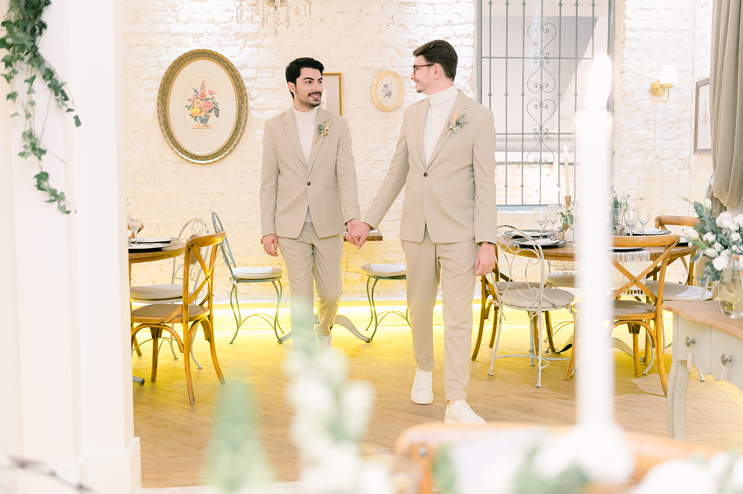 Alex e Caio | Home wedding: casamento civil na Casinha Quintal