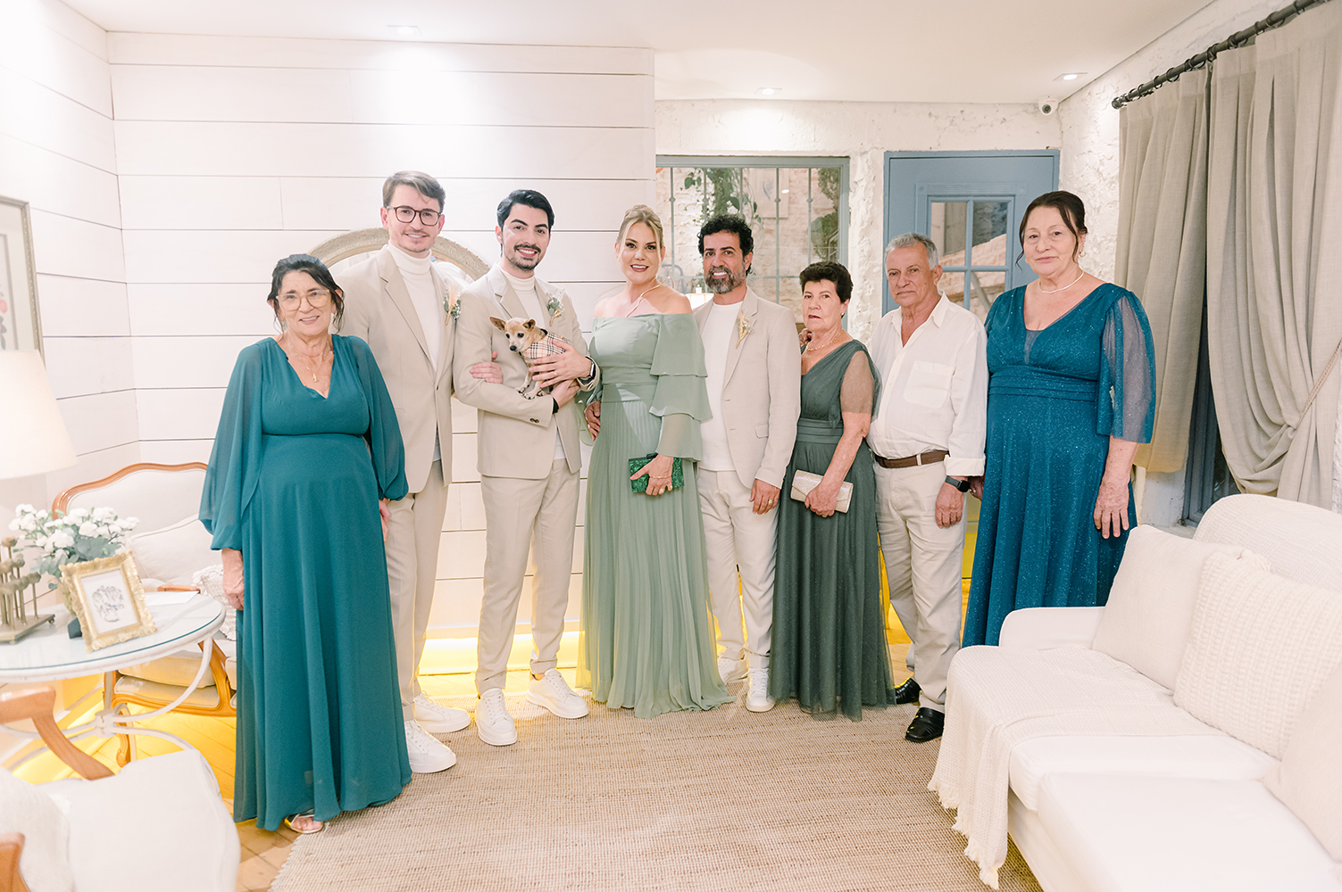 Alex e Caio | Home wedding: casamento civil na Casinha Quintal