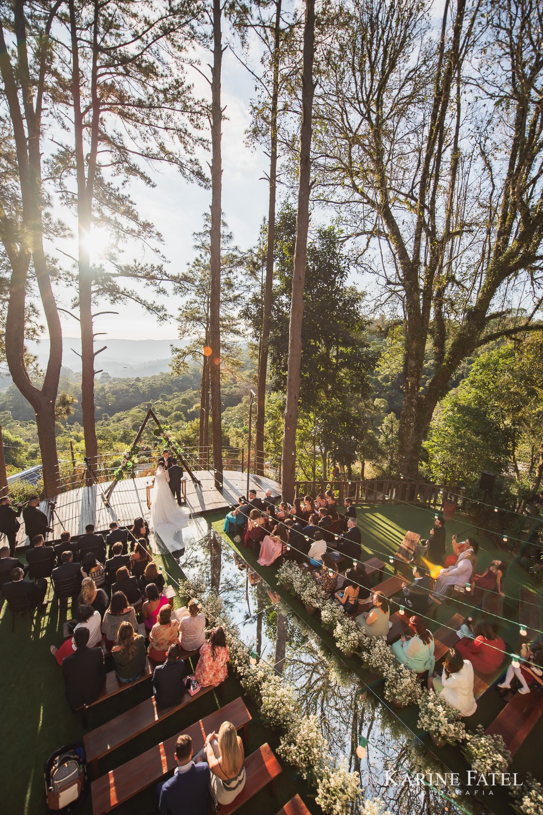 Juliana e André | Casamento ao pôr do sol no Villa Vezzane