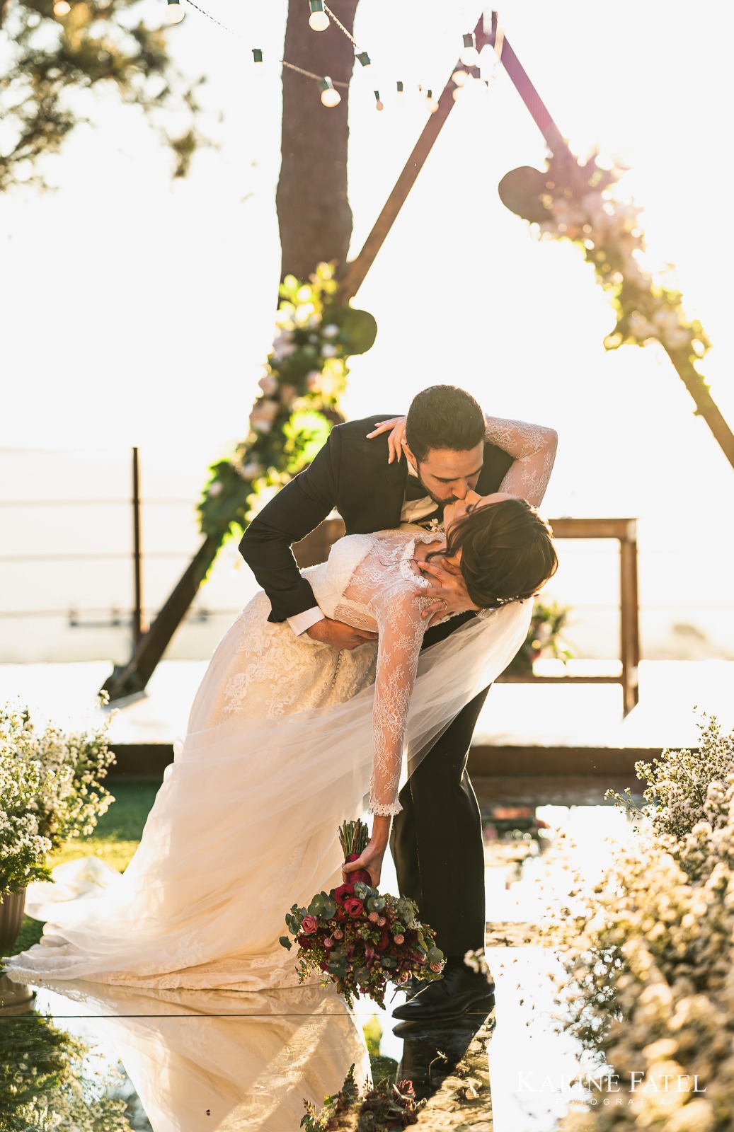 Juliana e André | Casamento ao pôr do sol no Villa Vezzane