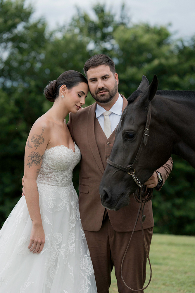 Naiara e Gabriel | Noiva de Verdade: romantismo no campo